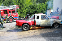 Truck Fire Lincoln, RI 938 Old Louisquisset Pike July 26, 2026