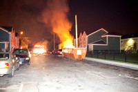 Dumpster Fire Providence RI 16 Cornplanters Row July 5, 2011