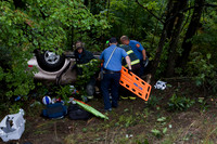 North Smithfield, RI Rollover with Entrapment Rte146 SB September 12, 2009