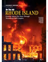 Firehouse Magazine "On the Job" Woonsocket, RI Mill Fire
